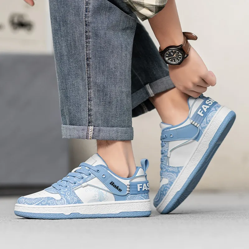 BAKE Height Increasing Slip Resistant Low Top Skateboard Shoes Men's-13