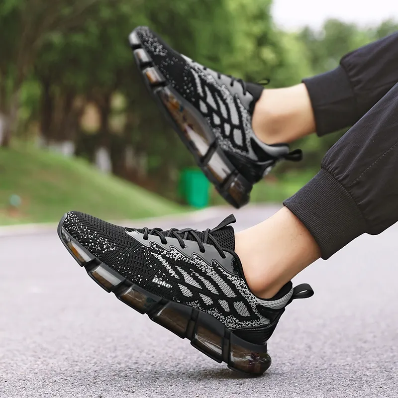 BAKE Slip Resistant, Abrasion Resistant, Breathable Low Top Casual Shoes Men's-11