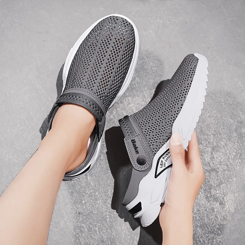 BAKE Slip Resistant Abrasion Resistant Closed Toe Slippers Men's-7