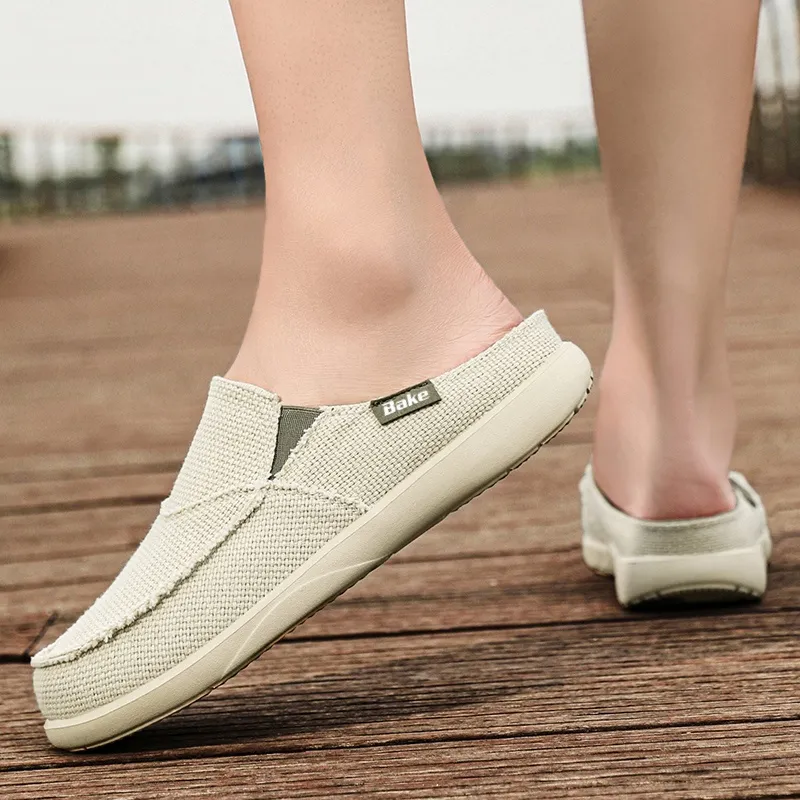 BAKE Odor Resistant Quiet Closed Toe Slippers Men's-5