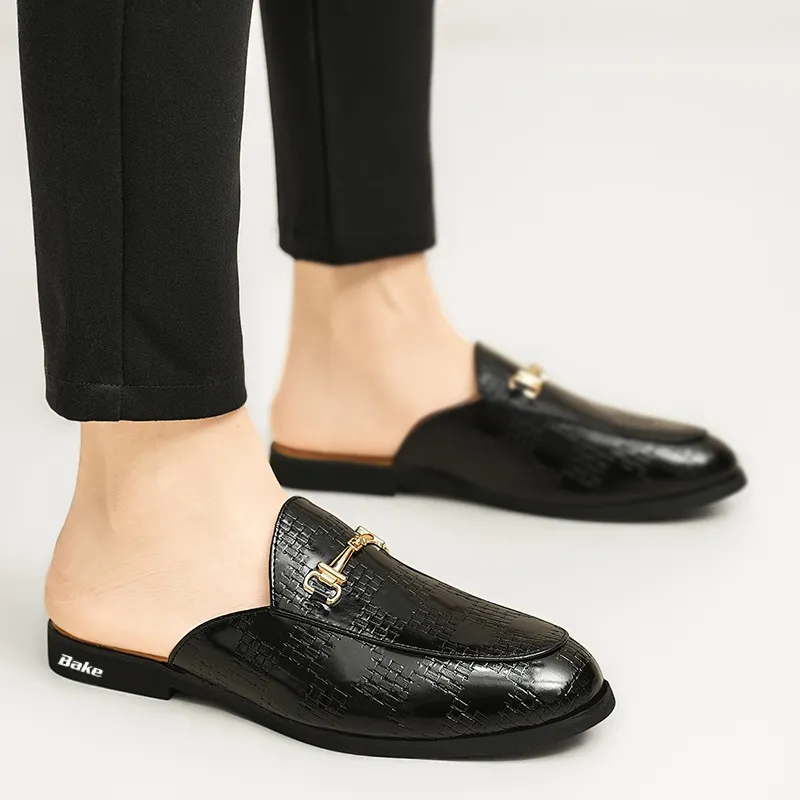 BAKE Odor Resistant Slip Resistant Closed Toe Slippers Men's-4