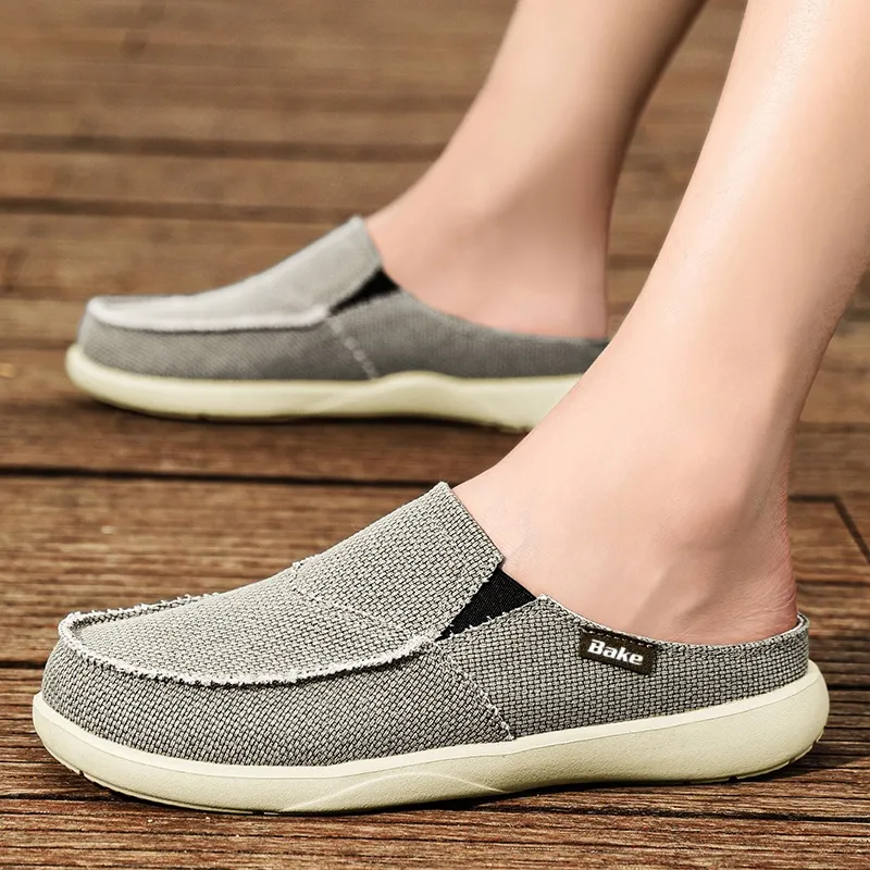 BAKE Odor Resistant Quiet Closed Toe Slippers Men's-7