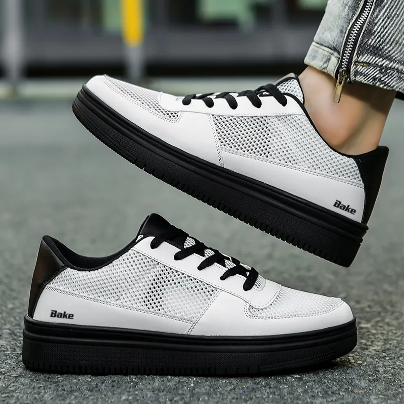 BAKE Slip Resistant And Breathable Low Top Skateboard Shoes Men's-9