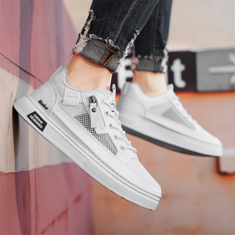 BAKE Slip Resistant, Abrasion Resistant, Breathable Low Top Skateboard Shoes Men's-9