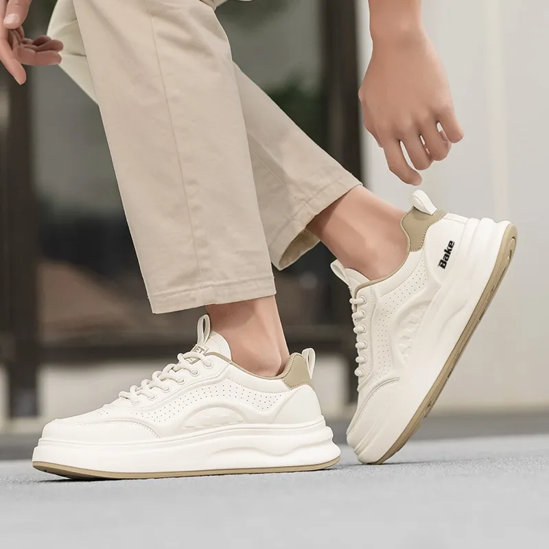 BAKE Height Increasing Slip Resistant Low Top Skateboard Shoes Men's-7
