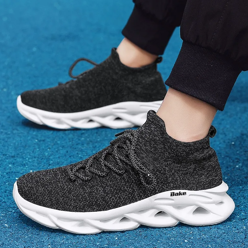 BAKE Lightweight And Wear resistant Low Top Casual Shoes Unisex-12