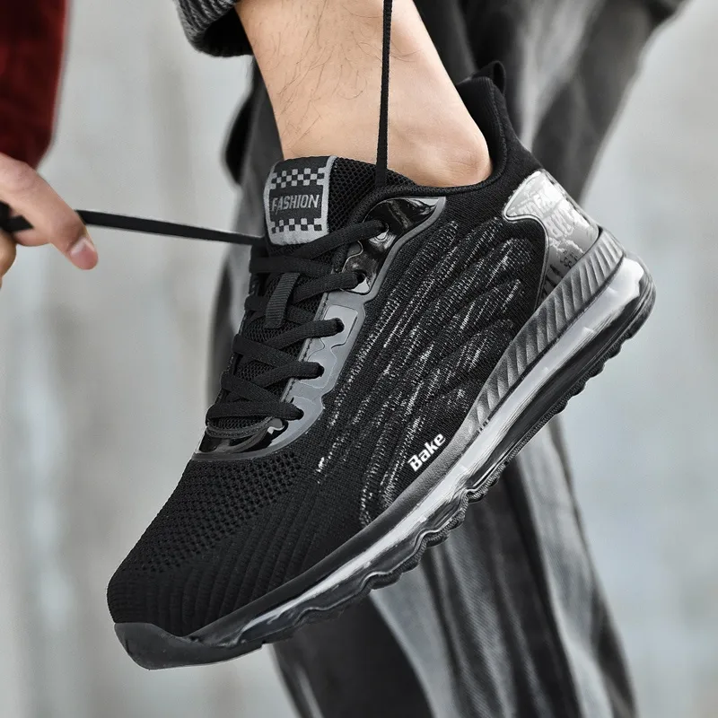 BAKE Lightweight Rebound Low Top Casual Physical Fitness Test, Physical Exam, City Commute Running Shoes Men's-7