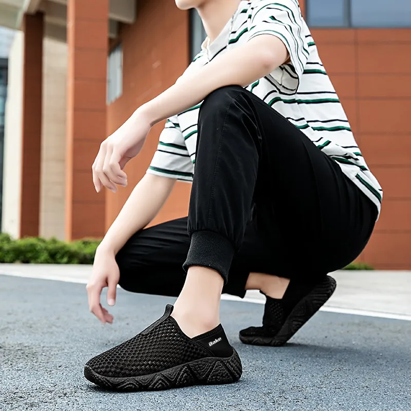 BAKE Lightweight And Wear resistant Low Top Casual Shoes Unisex-1