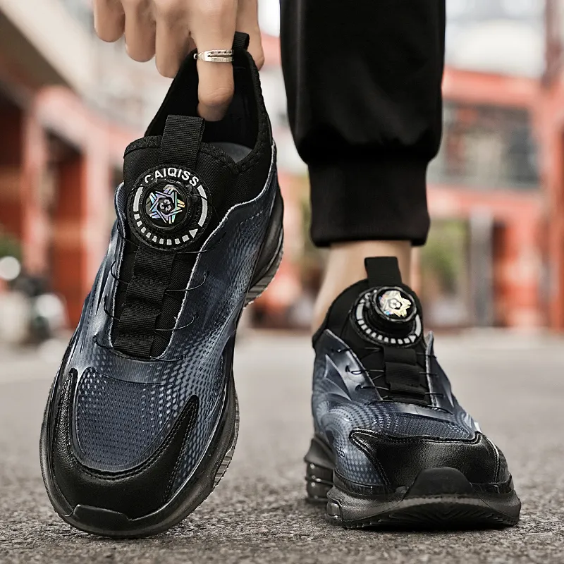 BAKE Slip Resistant Lightweight Rebound Low Top Casual Running Shoes Unisex-9