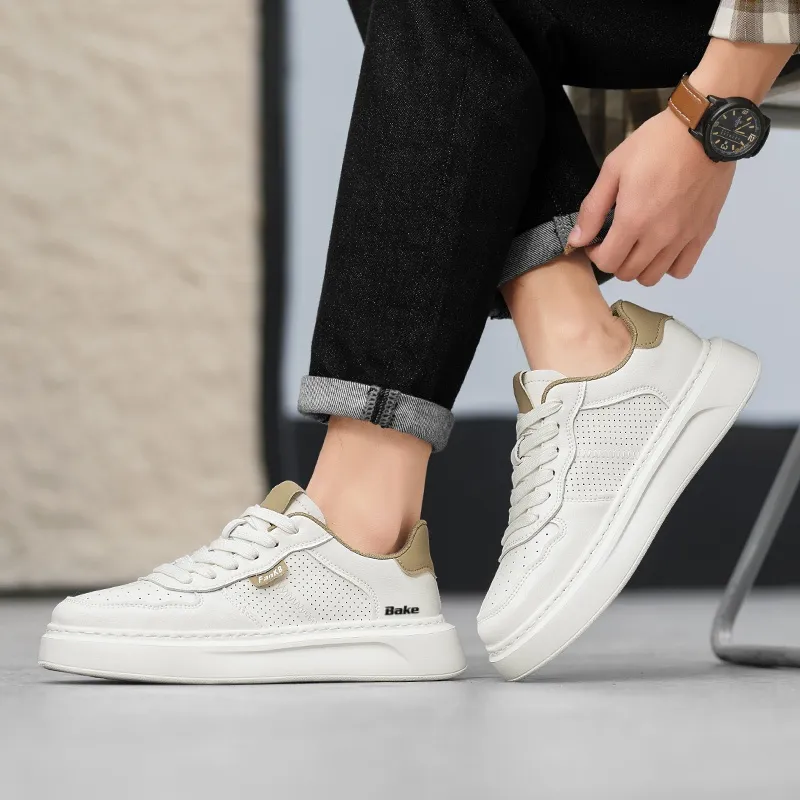 BAKE Breathable, Slip Resistant, And Abrasion Resistant Low Top Skateboard Shoes Men's-7