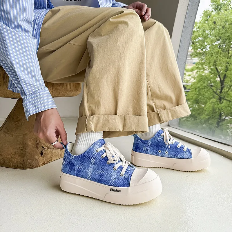 BAKE Abrasion Resistant Breathable Low Top Skateboard Shoes Men's-7
