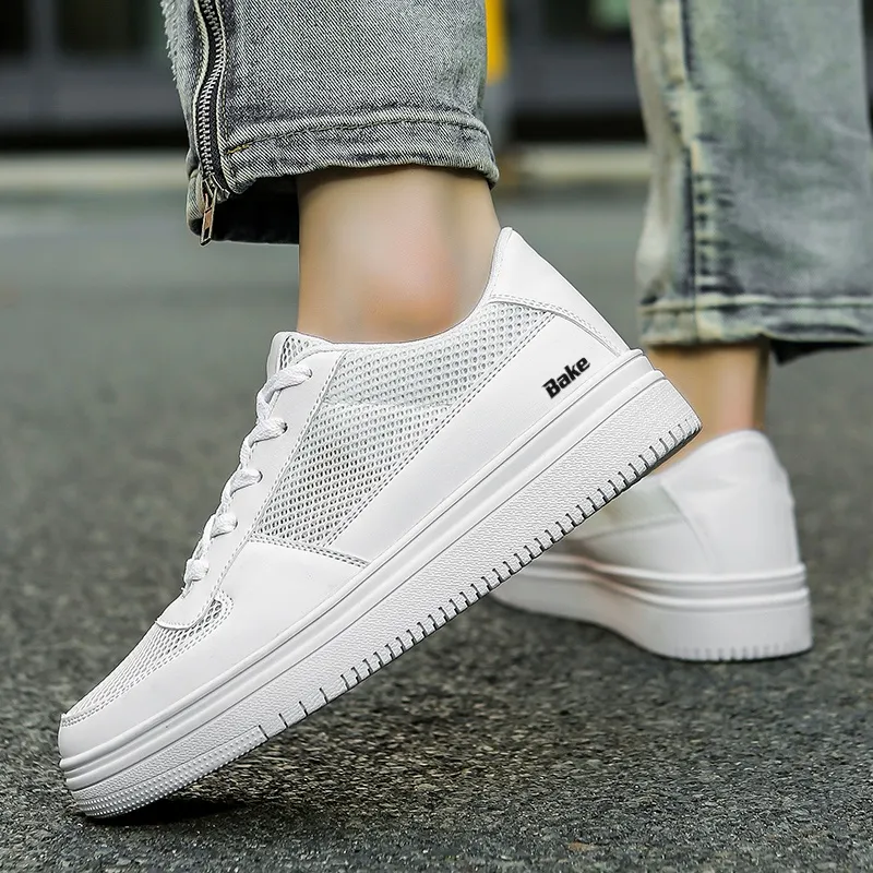 BAKE Slip Resistant And Breathable Low Top Skateboard Shoes Men's-5