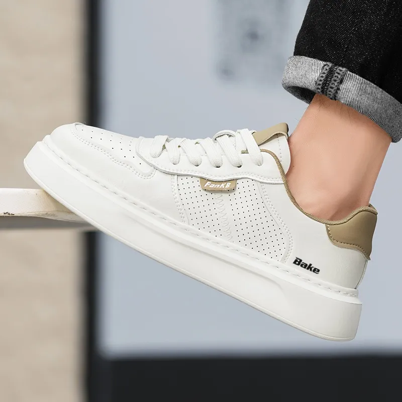 BAKE Breathable, Slip Resistant, And Abrasion Resistant Low Top Skateboard Shoes Men's-8