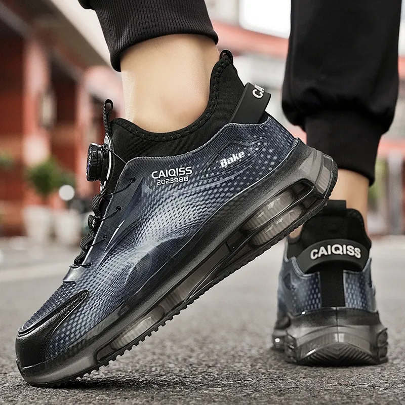 BAKE Slip Resistant Lightweight Rebound Low Top Casual Running Shoes Unisex-7