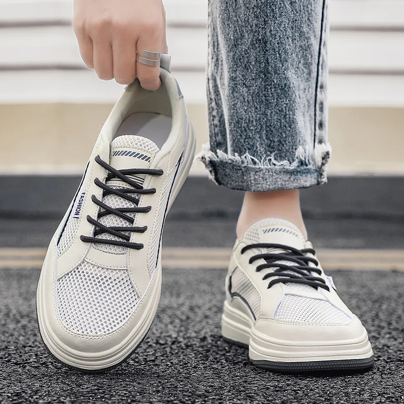 BAKE Lightweight And Breathable Low Top Skateboard Shoes Men's-4