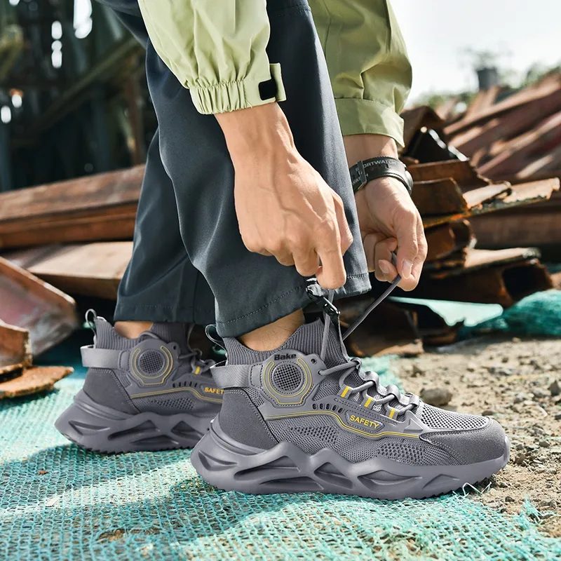 BAKE Breathable And Lightweight High Top Casual Shoes Unisex-13