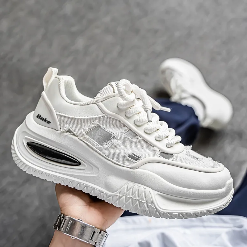 BAKE Shock Absorbers Slip Resistant Breathable Low Top Casual Shoes Men's-6
