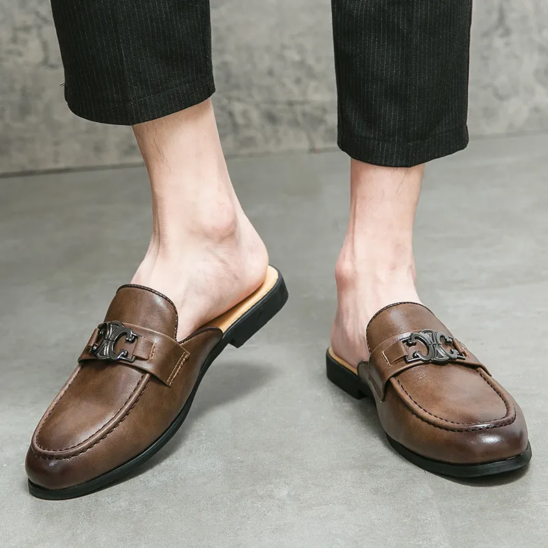 BAKE Stitching Odor Resistant Slip Resistant Closed Toe Slippers Men's-8