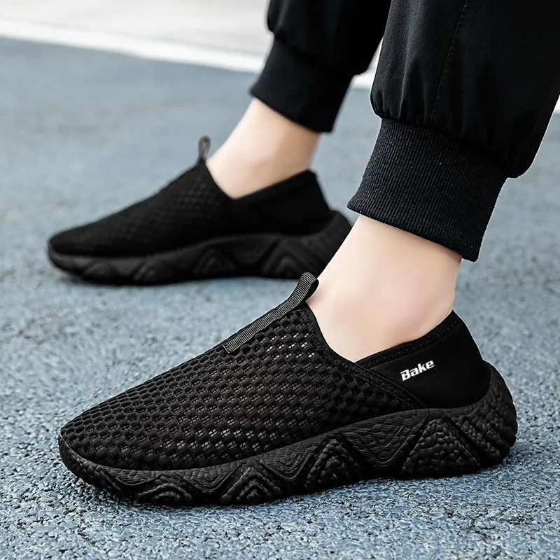 BAKE Lightweight And Wear resistant Low Top Casual Shoes Unisex-4