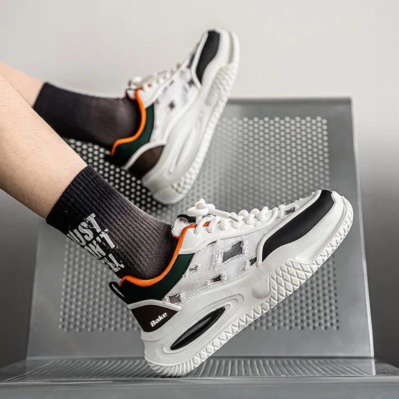 BAKE Shock Absorbers Slip Resistant Breathable Low Top Casual Shoes Men's-11
