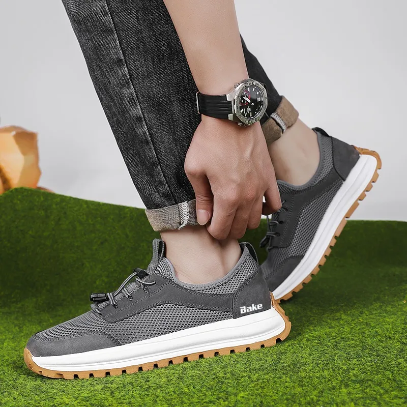 BAKE Abrasion Resistant, Breathable, Lightweight Low Top Casual Shoes Men's-6