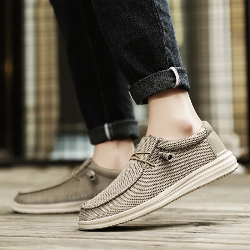 BAKE Lightweight And Breathable Low Top Casual Shoes Men's-12
