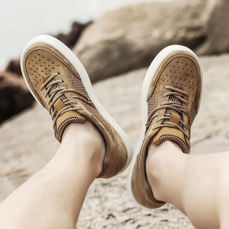 BAKE Breathable And Wear resistant Low Top Skateboard Shoes Men's-6