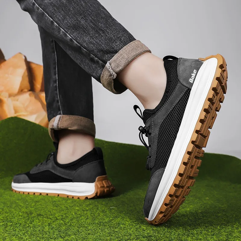 BAKE Abrasion Resistant, Breathable, Lightweight Low Top Casual Shoes Men's-14