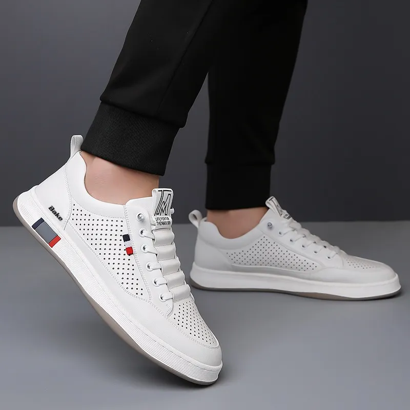 BAKE Abrasion Resistant Breathable Low Top Skateboard Shoes Men's-4