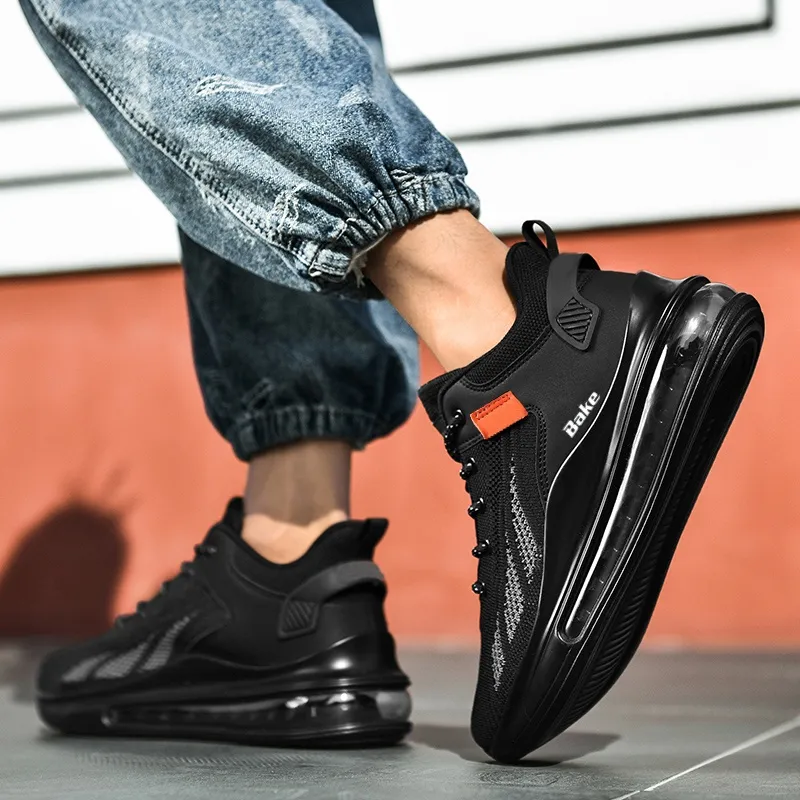 BAKE Breathable And Wear resistant Low Top Casual Shoes Men's-2