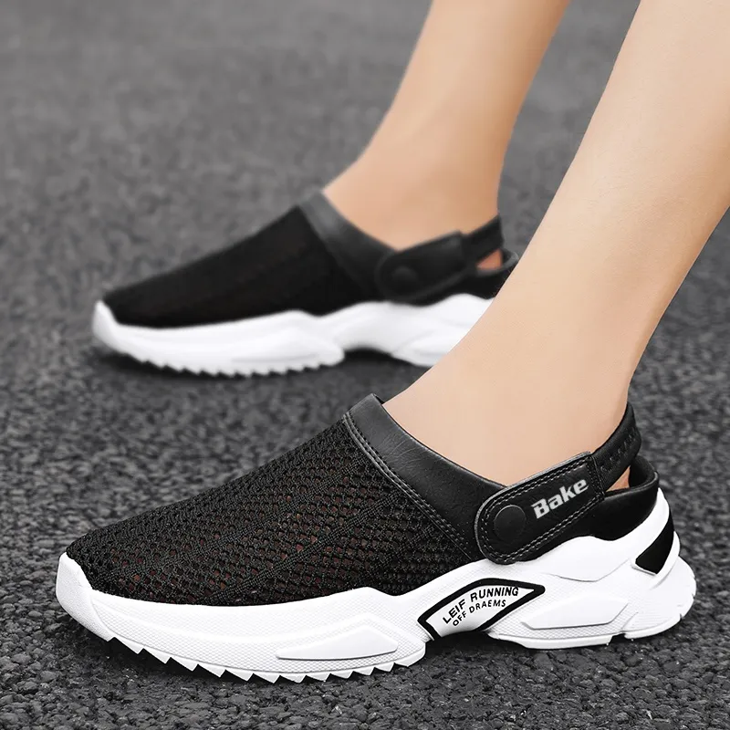 BAKE Slip Resistant Abrasion Resistant Closed Toe Slippers Men's-1
