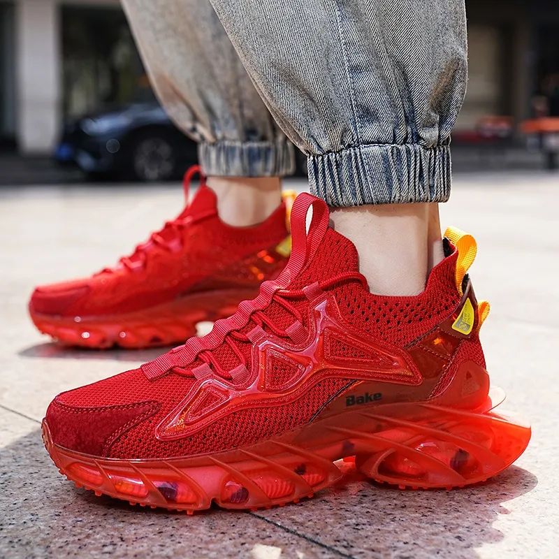 BAKE Cushioning Abrasion Resistant Breathable Low Top Casual Shoes Men's-13