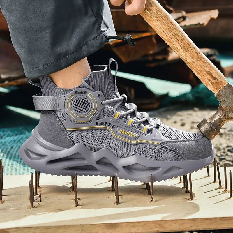 BAKE Breathable And Lightweight High Top Casual Shoes Unisex-11