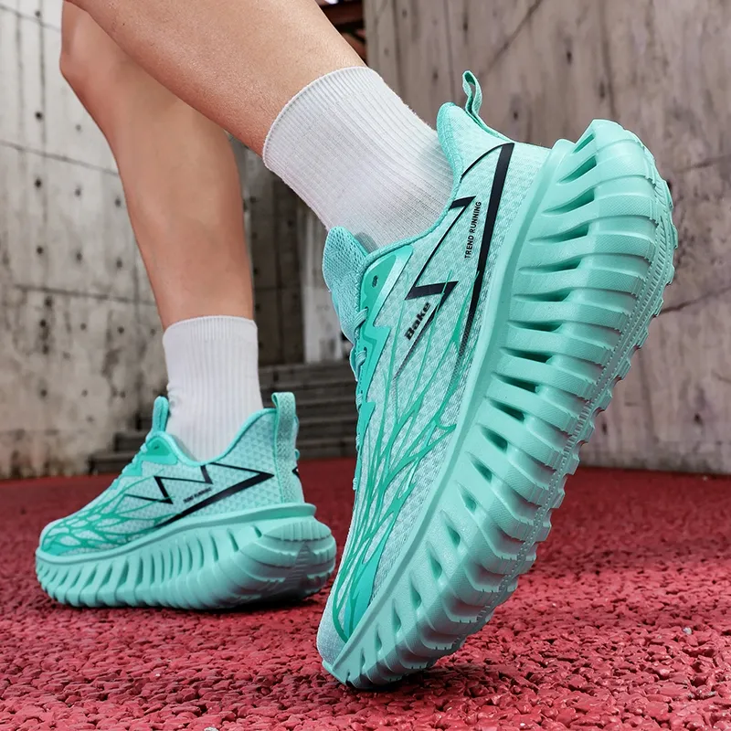 BAKE Abrasion Resistant Breathable Height Increasing Low Top Chunky Sneakers Unisex-18