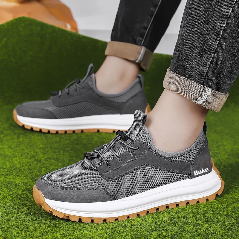 BAKE Abrasion Resistant, Breathable, Lightweight Low Top Casual Shoes Men's-7