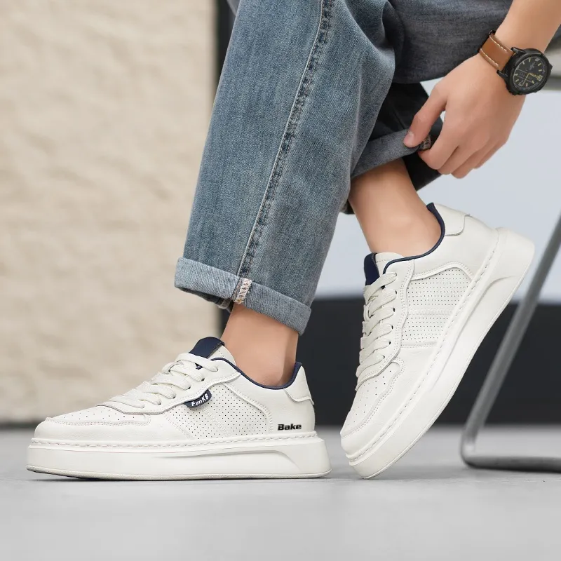 BAKE Breathable, Slip Resistant, And Abrasion Resistant Low Top Skateboard Shoes Men's-4