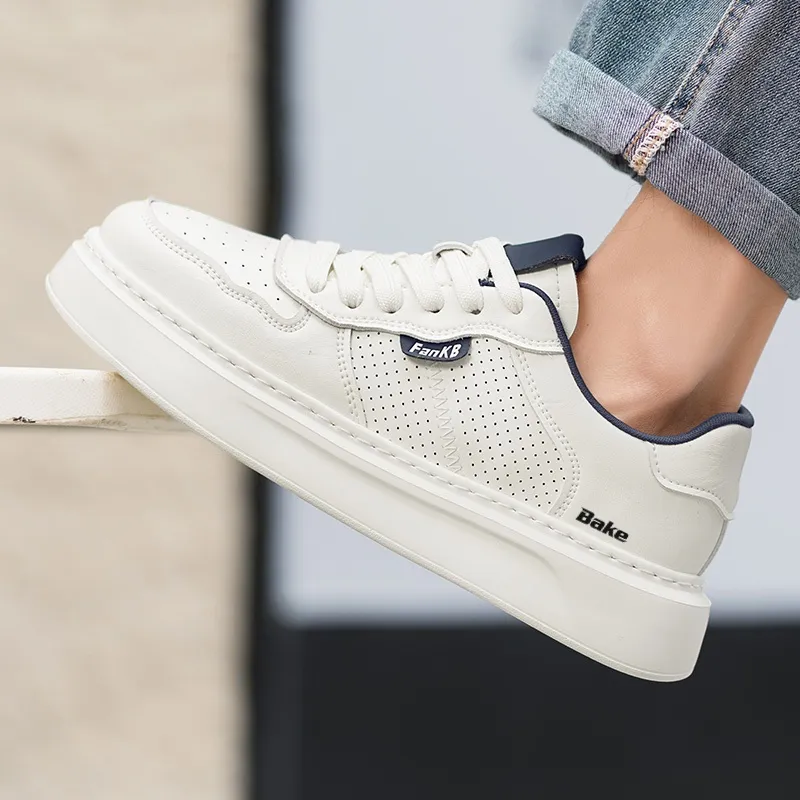 BAKE Breathable, Slip Resistant, And Abrasion Resistant Low Top Skateboard Shoes Men's-3