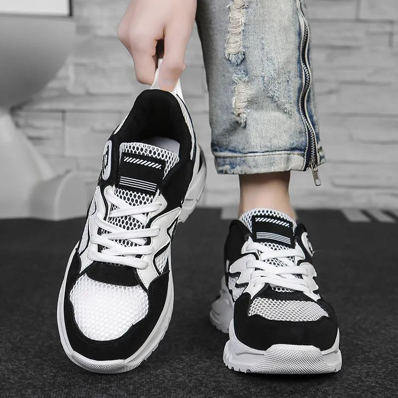 BAKE Lightweight, Height Increasing, And Breathable Low Top Casual Shoes Men's-2