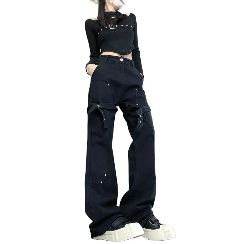 Nathania Jeans Women's Black-4