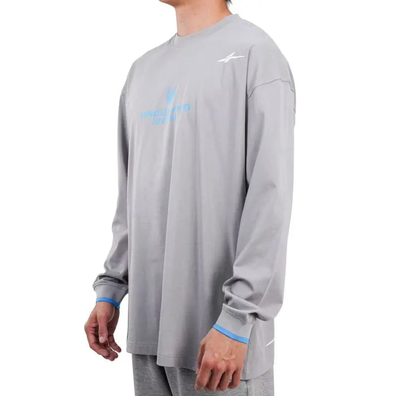 Serious Player Only x UNDERDAWG HOOPERS T Shirt Unisex Gray-2
