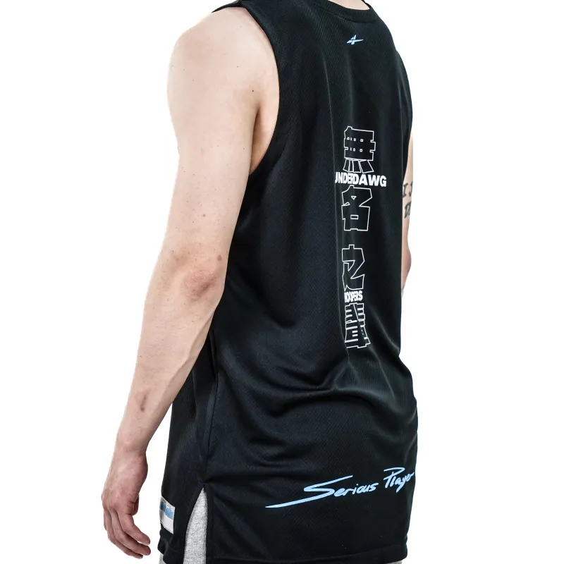 Serious Player Only x UNDERDAWG HOOPERS Tank Top Unisex Black-5
