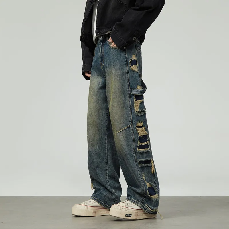 TSMLXLT Jeans Unisex Blue-2