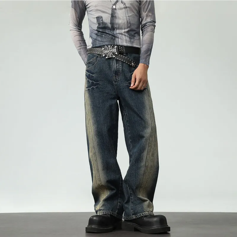 TSMLXLT Jeans Unisex Blue-4