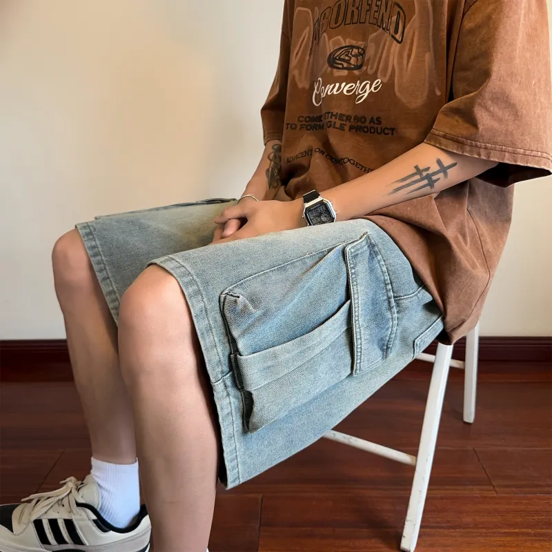 MOOR XCLNERY Denim Shorts Unisex-8