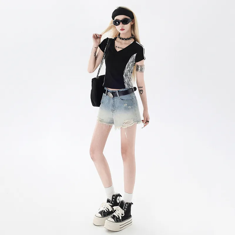 The New Age Family Denim Shorts Women's-3