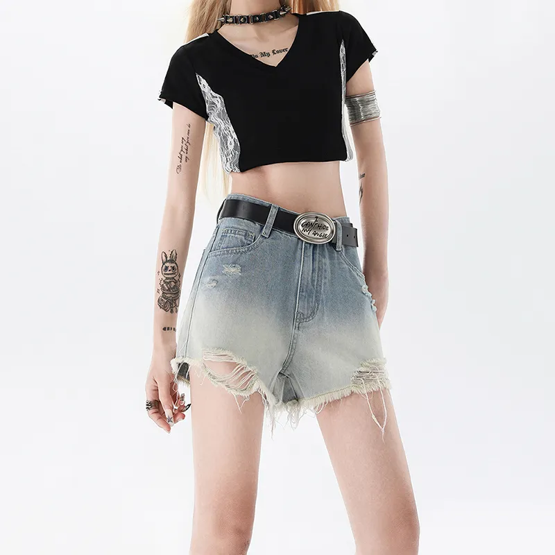 The New Age Family Denim Shorts Women's-6