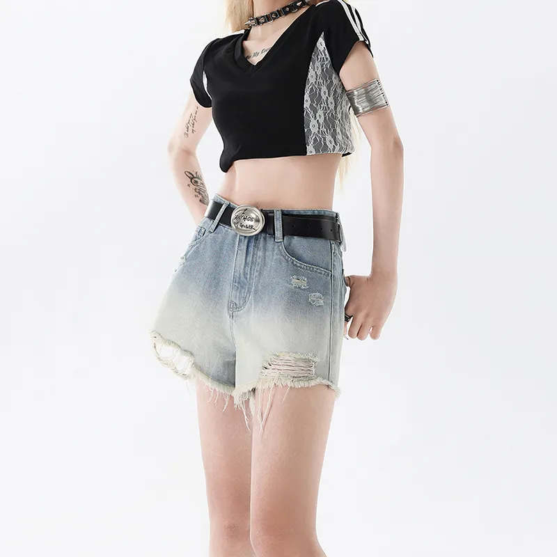 The New Age Family Denim Shorts Women's-5