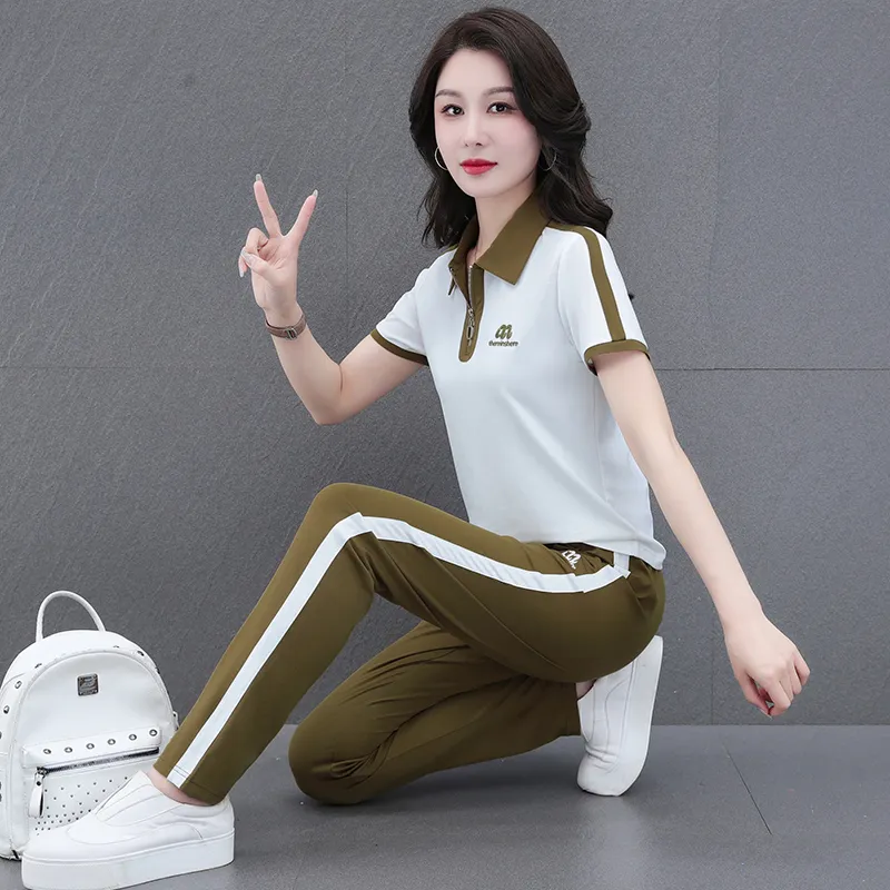 The New Age Family Casual Suit Women's Two Piece Set-4