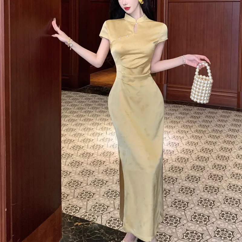 Fashion Short Sleeved Dress Women's-7