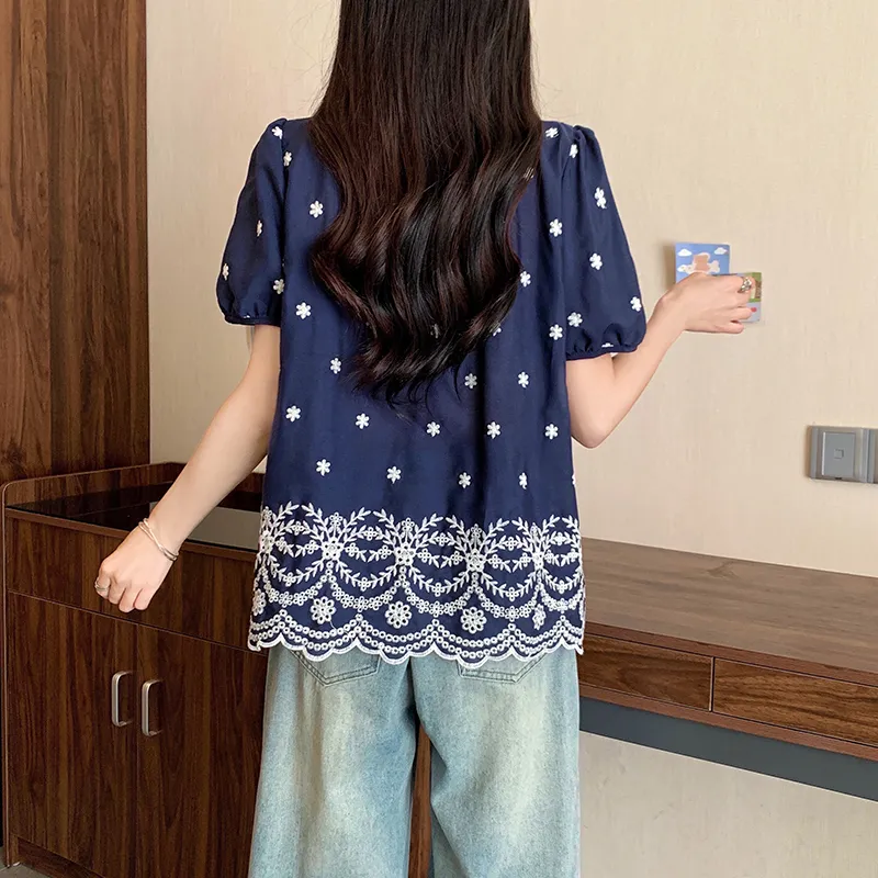JSUHH Puff Sleeve T Shirt Women's-4